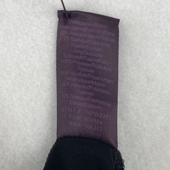 HALE BOB Top M Rosetta Suede Blouse Lace Trim V-Neck Long Sleeve Boho Black - Picture 8 of 11